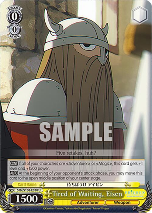 Tired of Waiting Eisen SFN/S108-E010 U Frieren: Beyond Journey’s End Card