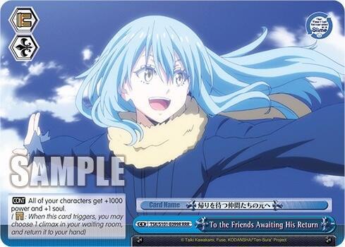 To the Friends Awaiting His Return RRR TSK/S101-E099R RRR That Time I Got Reincarnated as a Slime Vol.3 Card