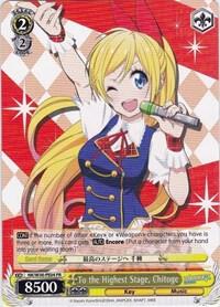 To the Highest Stage Chitoge NK/W30-PE04 PR NISEKOI -False Love- Card
