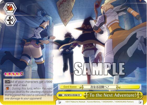 To the Next Adventure KS/W55-E038 CC KonoSuba 2 Card