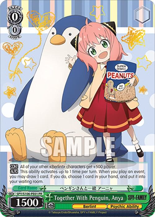 Together With Penguin Anya SPY/S106-PE01 PR SPY x FAMILY Card