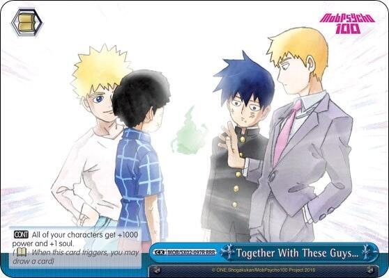 Together With These Guys RRR MOB/SX02-097R RRR Mob Psycho 100 Card