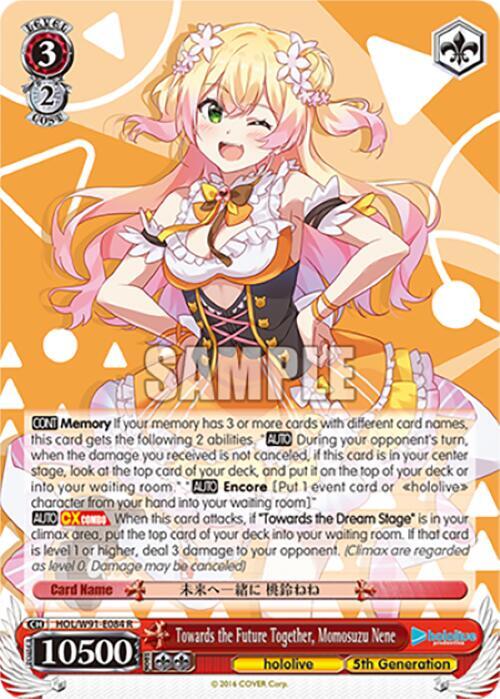 Towards the Future Together Momosuzu Nene HOL/W91-E084 R hololive production Card