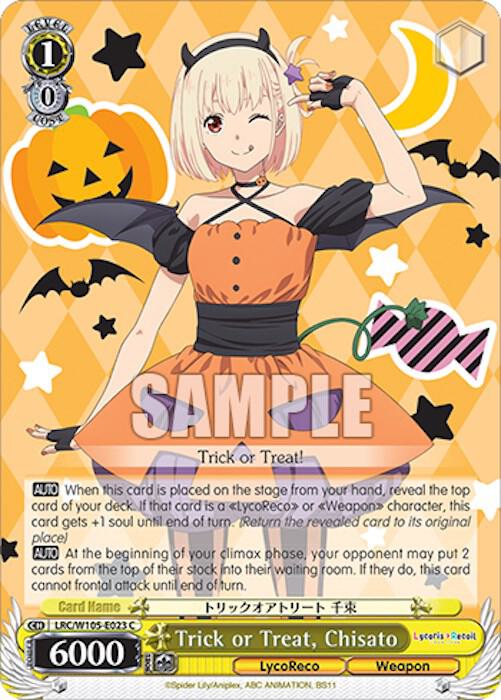 Trick or Treat Chisato LRC/W105-E023 C Lycoris Recoil Card