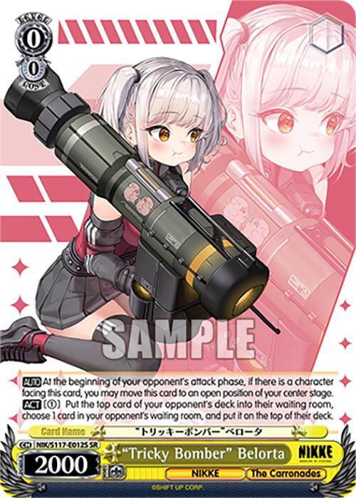 Tricky Bomber Belorta SR NIK/S117-E012S SR GODDESS OF VICTORY: NIKKE Card