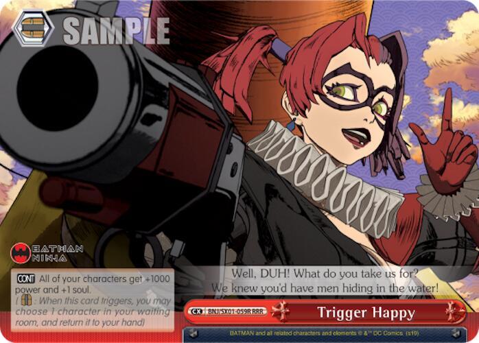 Trigger Happy RRR BNJ/SX01-059R RRR Batman Ninja Card