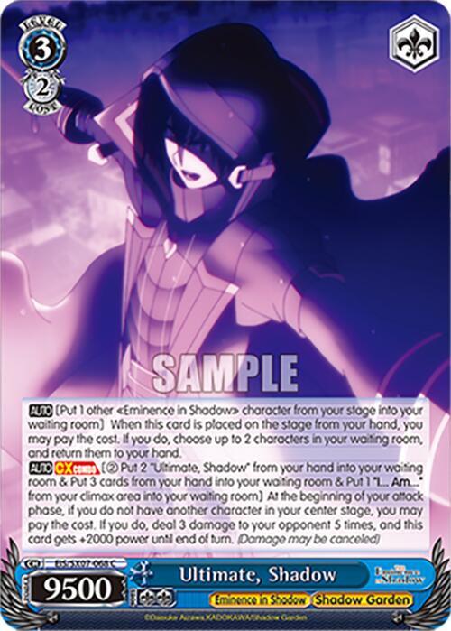 Ultimate Shadow EIS/SX07-068 The Eminence in Shadow Card