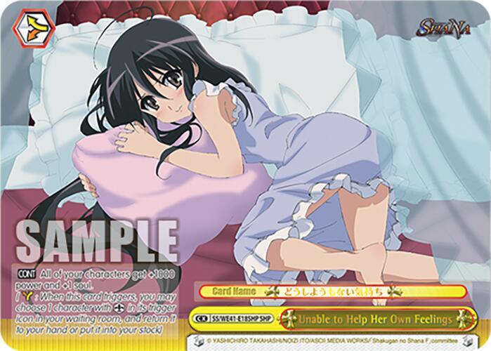 Unable to Help Her Own Feelings SHP SS/WE41-E18SHP SHP Shakugan no Shana Premium Booster Card