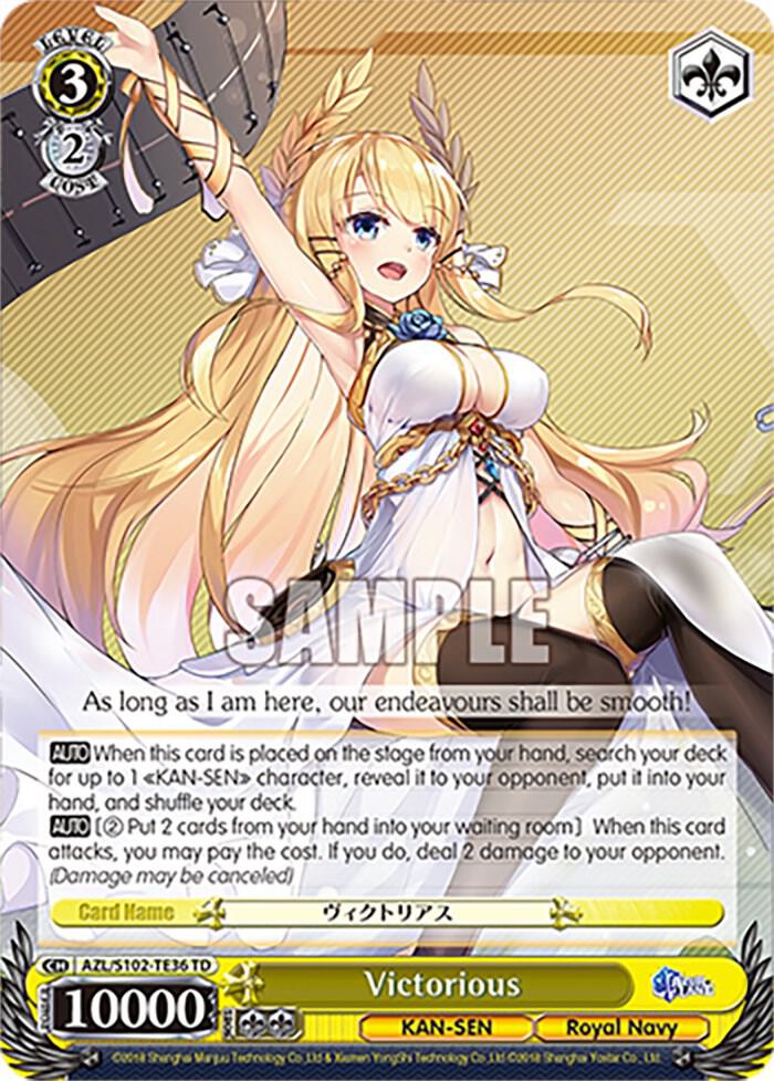Victorious AZL/S102-TE36 TD Azur Lane Card