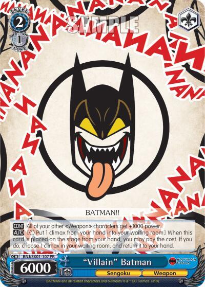 Villain Batman BNJ/SX01-107 PR Batman Ninja Card