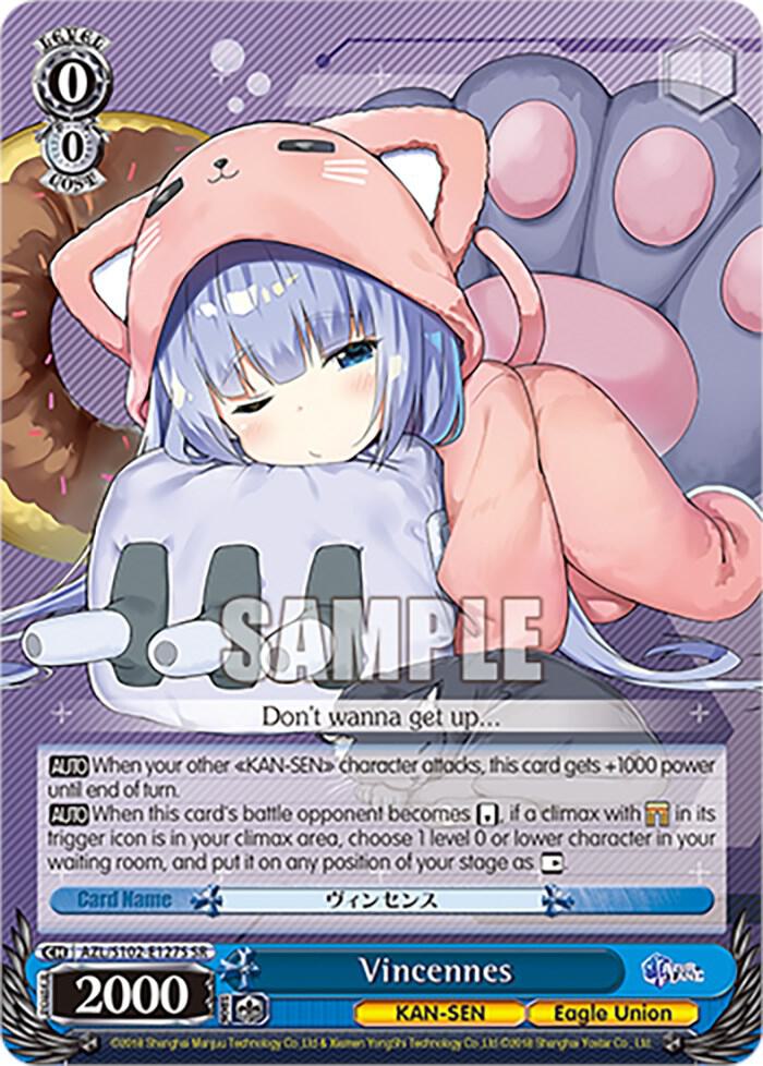 Vincennes SR AZL/S102-E127S SR Azur Lane Card
