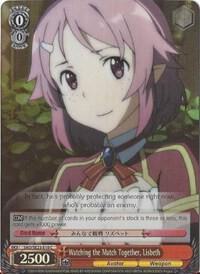Watching the Match Together Lisbeth Parallel Foil SAO/SE23-E10 C Sword Art Online II Card