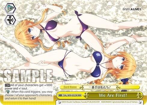 We Are First RRR DAL/W99-E025R RRR Date A Live Vol.2 Card