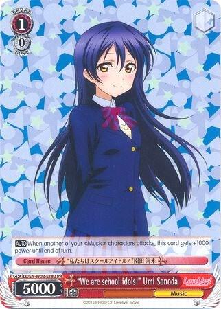 We are school idols Umi Sonoda LL/EN-W02-E182 PR Love Live! DX Vol.2 Card