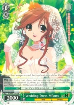 Wedding Dress Mikuru SY/W08-E107 PR The Melancholy of Haruhi Suzumiya Card