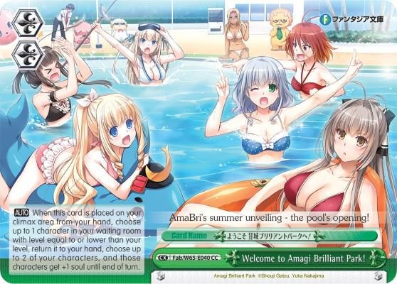 Welcome to Amagi Brilliant Park Fab/W65-E040 CC Fujimi Fantasia Bunko Card