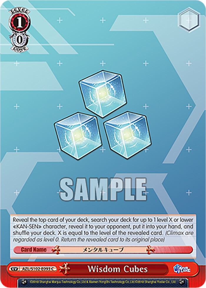 Wisdom Cubes AZL/S102-E093 C Azur Lane Card