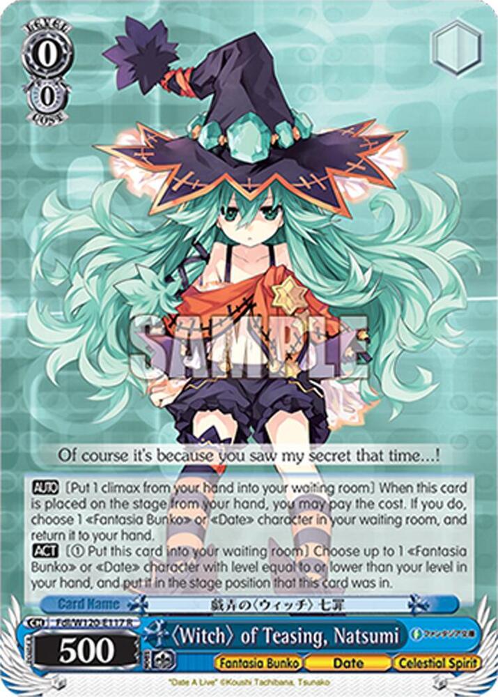 Witch of Teasing Natsumi Fdl/W120-E117 R Fujimi Fantasia Bunko Vol.2 Card