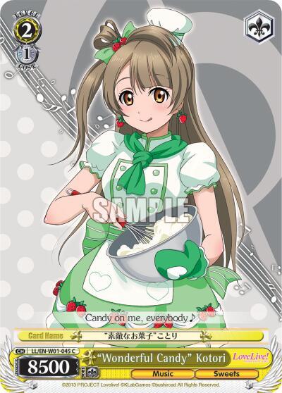 Wonderful Candy Kotori LL/EN-W01-045 C Love Live! DX Card
