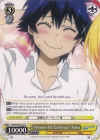 Wonderful Darling Raku NK/W30-E013 U NISEKOI -False Love- Card