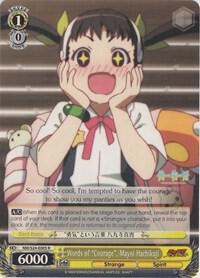 Words of Courage Mayoi Hachikuji NM/S24-E005 NISEMONOGATARI Card