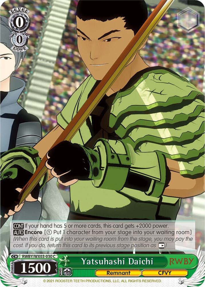 Yatsuhashi Daichi RWBY/WX03-030 C RWBY Card