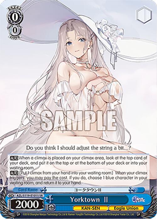 Yorktown II SR AZL/S119-E101S SR Azur Lane Vol. 2 Card