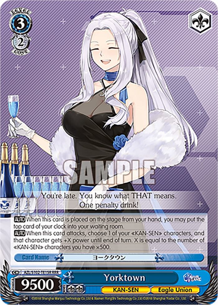 Yorktown RRR AZL/S102-TE15R RRR Azur Lane Card