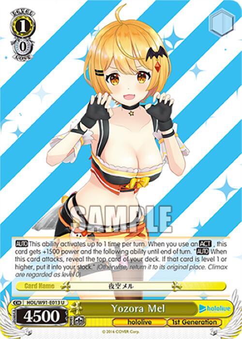 Yozora Mel HOL/W91-E013 U hololive production Card