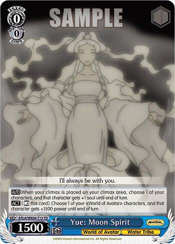 Yue Moon Spirit ATLA/WX04-T13 TD Avatar: The Last Airbender Card