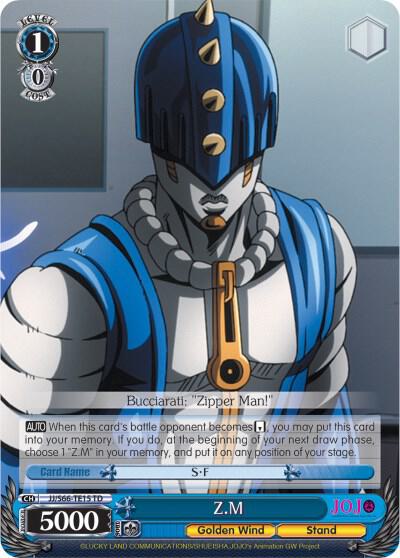 ZM JJ/S66-TE15 TD JoJo's Bizarre Adventure: Golden Wind Card