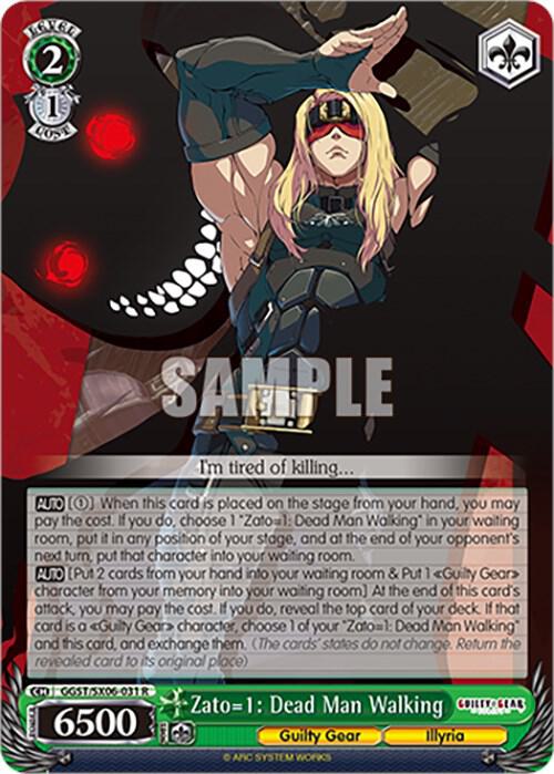 Zato=1 Dead Man Walking GGST/SX06-031 R Guilty Gear -Strive- Card