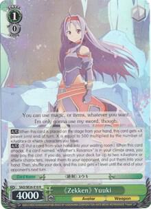 Zekken Yuuki Parallel Foil SAO/SE26-E10 R Sword Art Online II Vol.2 Card