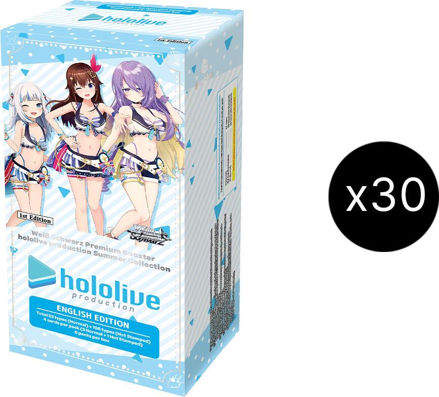 hololive production Summer Collection Premium Booster Box Case hololive production Summer Collection Premium Booster Card
