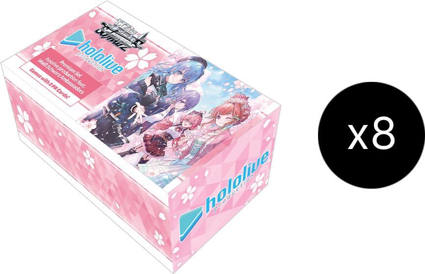 hololive production feat Weiss Schwarz Ambassadors Premium Set Case  hololive production feat. Weiss Schwarz Ambassadors Premium Set Card