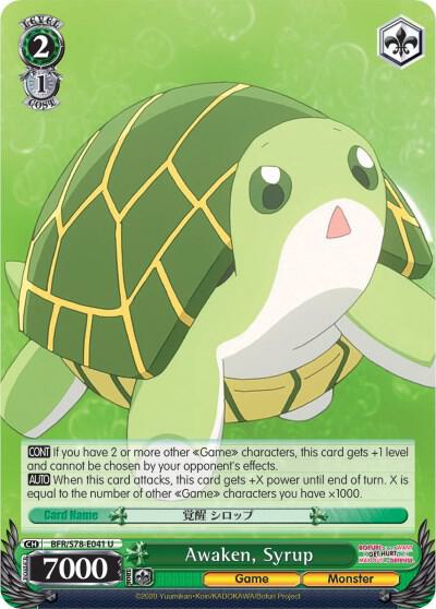 Awaken Syrup BFR/S78-E041 U BOFURI: I Don't Want to Get Hurt, so I'll Max Out My Defense Card