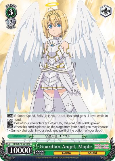 Guardian Angel Maple BFR/S78-E042 U BOFURI: I Don't Want to Get Hurt, so I'll Max Out My Defense Card