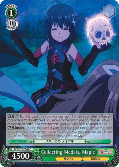 Collecting Medals Maple BFR/S78-E047 C BOFURI: I Don't Want to Get Hurt, so I'll Max Out My Defense Card