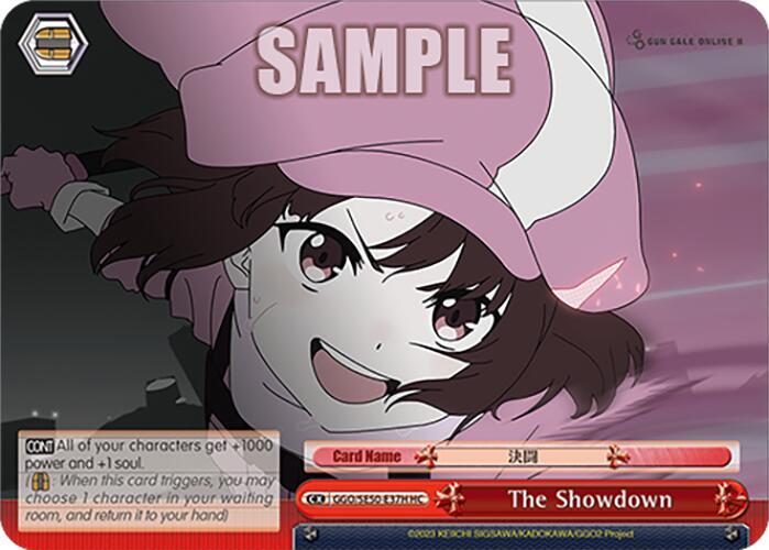 The Showdown HRR GGO/SE50-E37H HRR SAO Alternative–Gun Gale Online–2 Premium Booster Card