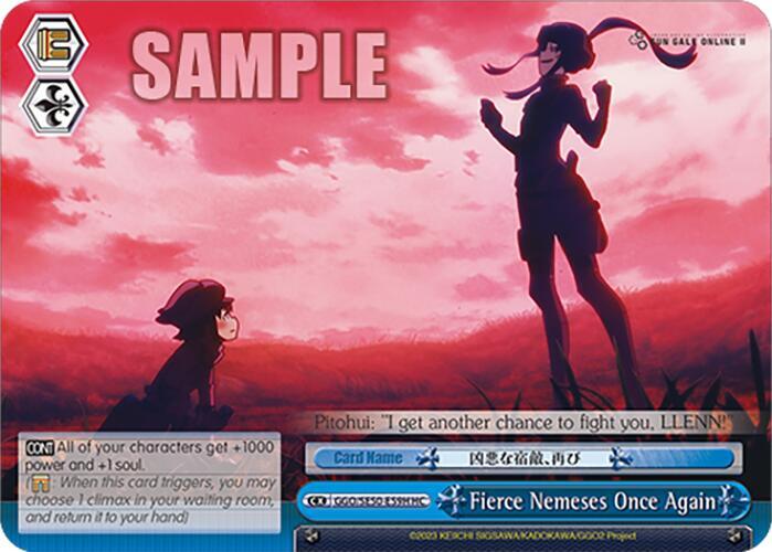 Fierce Nemeses Once Again HC GGO/SE50-E59H HC SAO Alternative–Gun Gale Online–2 Premium Booster Card
