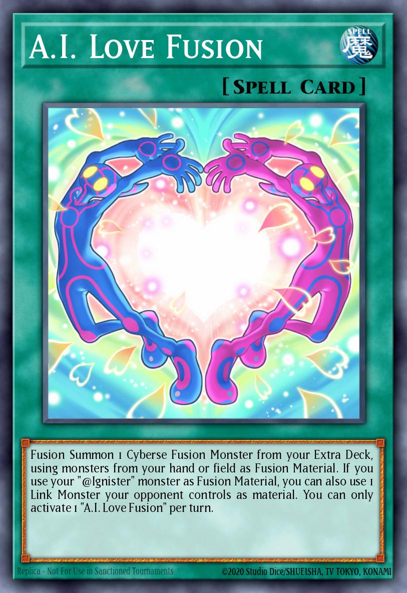 AI Love Fusion Common MP21-EN024 2021 Tin of Ancient Battles Yugioh card