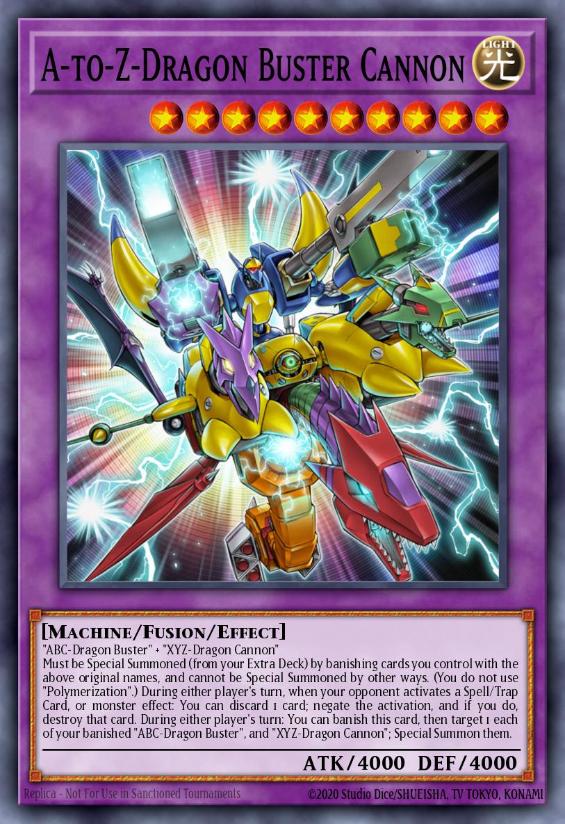 A-to-Z-Dragon Buster Cannon Ultra Rare SDKS-EN040 Structure Deck Seto Kaiba Yugioh card