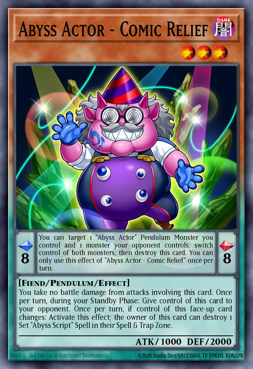 Abyss Actor - Comic Relief Common LDS2-EN061 Legendary Duelists Season 2 Yugioh card