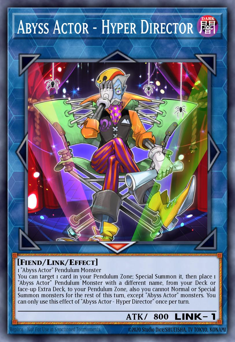 Abyss Actor - Hyper Director Ultra Rare DUOV-EN022 Duel Overload Yugioh card