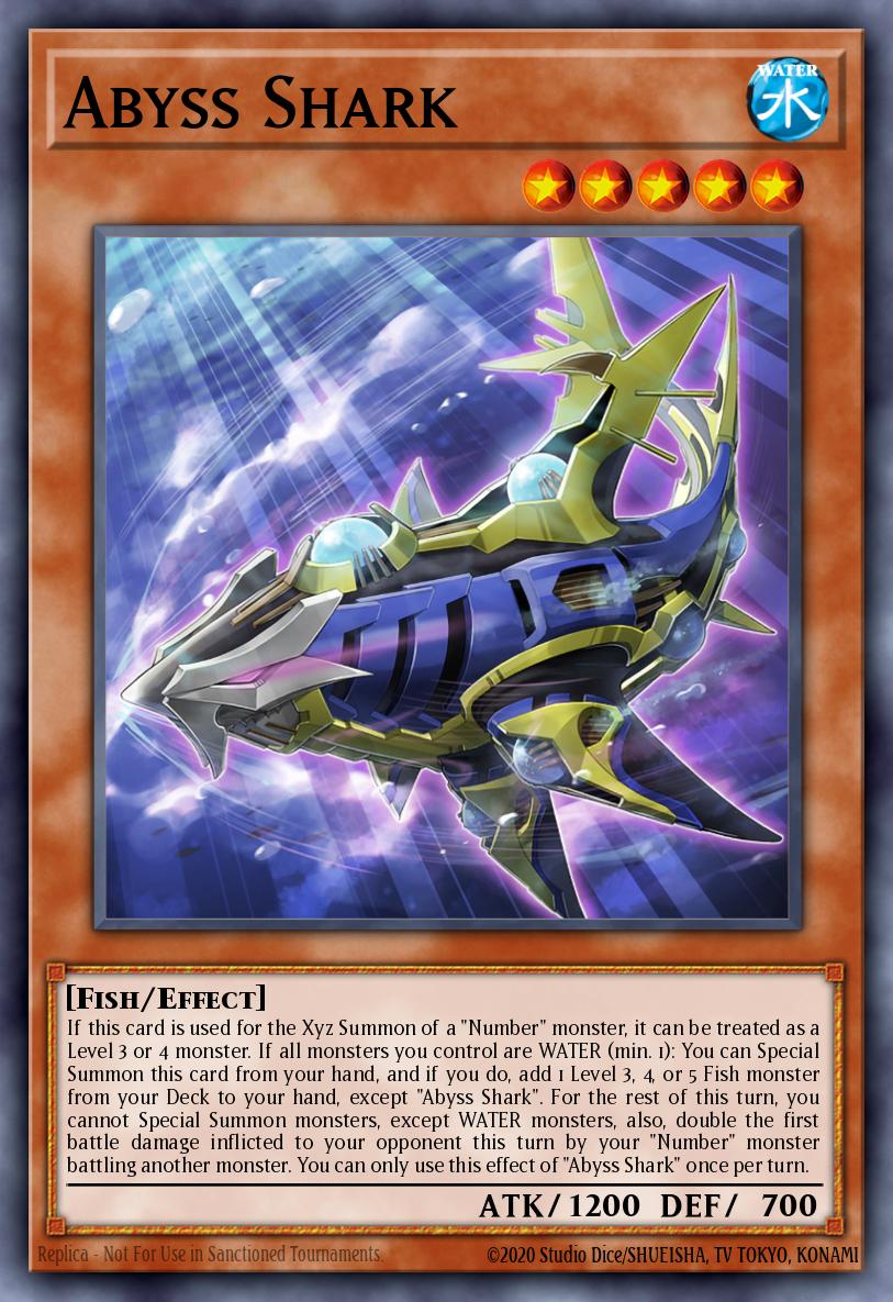 Abyss Shark Ultra Rare LED9-EN001 Legendary Duelists Duels From the Deep Yugioh card