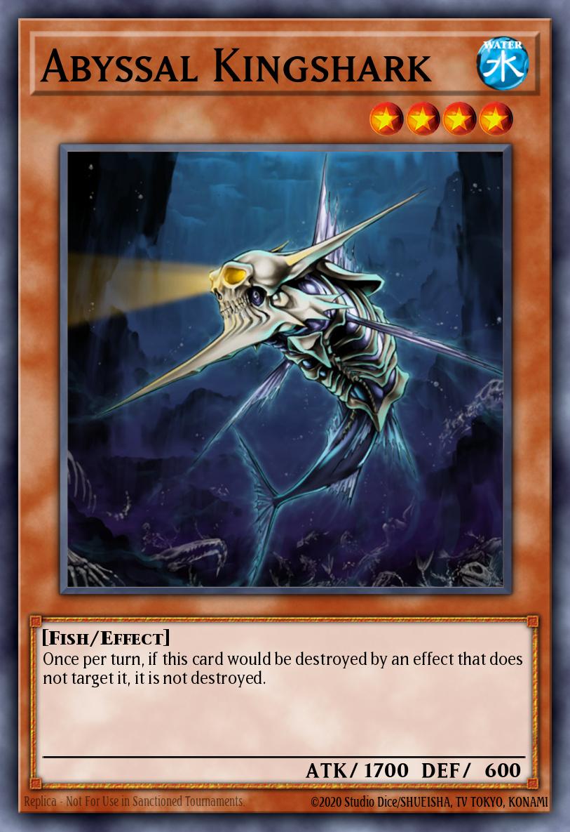 Abyssal Kingshark Common BP01-EN155 Battle Pack Epic Dawn Yugioh card