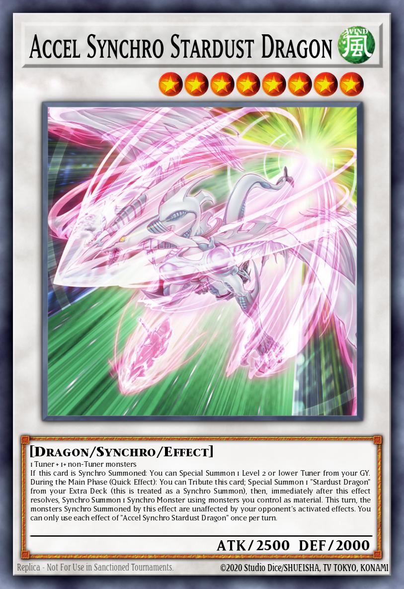 Accel Synchro Stardust Dragon Quarter Century Secret Rare MP24-EN030 25th Anniversary Tin Dueling Mirrors Yugioh card