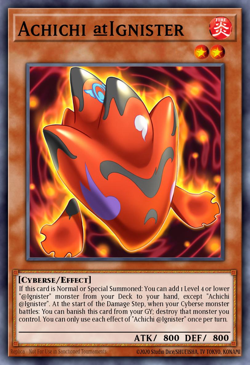 Achichi @Ignister Ultra Rare MP21-EN003 2021 Tin of Ancient Battles Yugioh card
