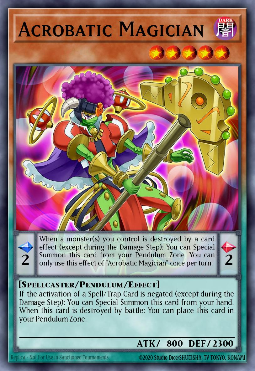 Acrobatic Magician Rare TDIL-EN009 The Dark Illusion Yugioh card
