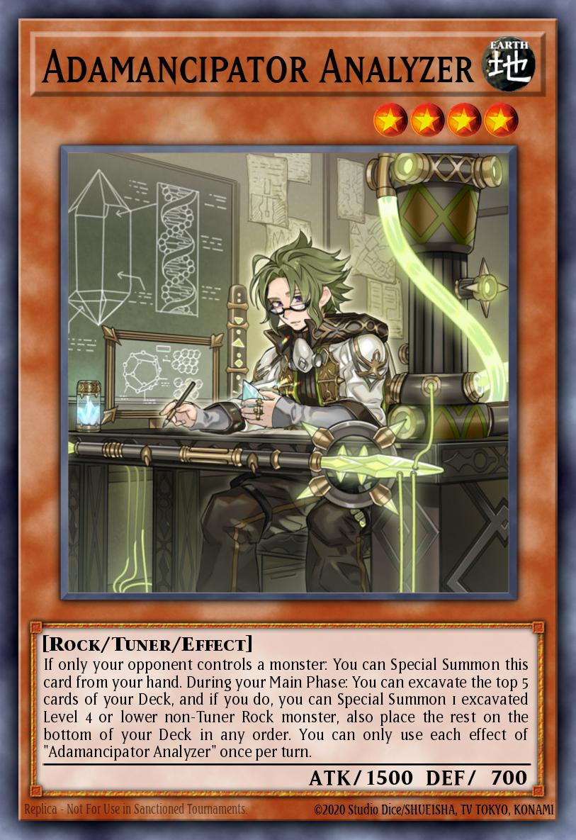 Adamancipator Analyzer Rare MZMU-EN093 Maze of Muertos Yugioh card